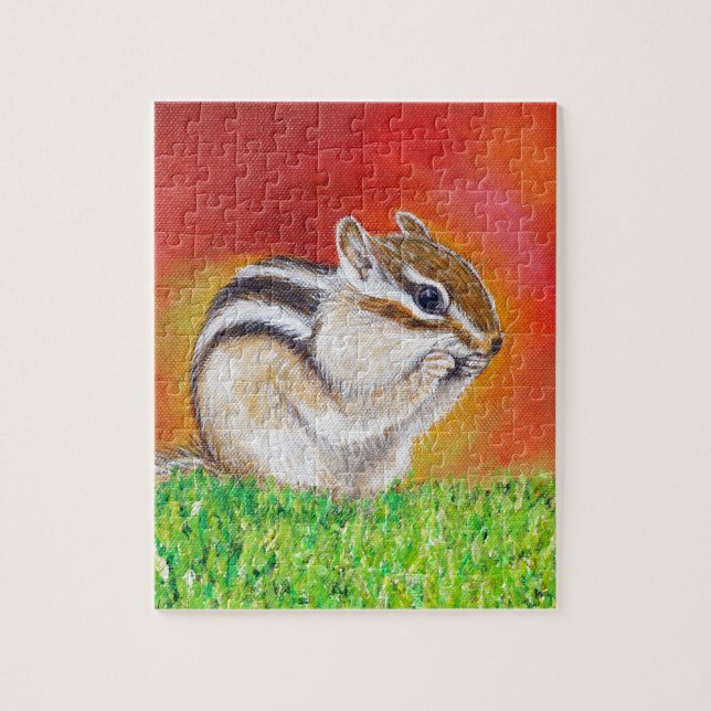 Chipmunk Painting Pussel (Vertikal)