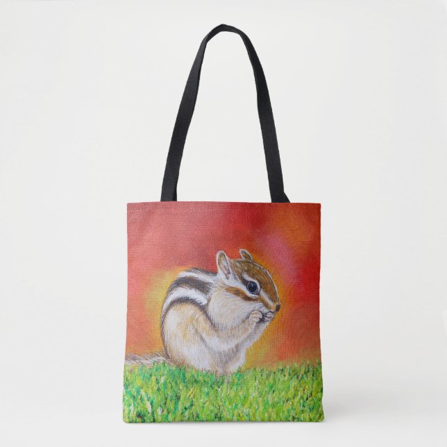 Chipmunk Painting Tygkasse (Framsida)