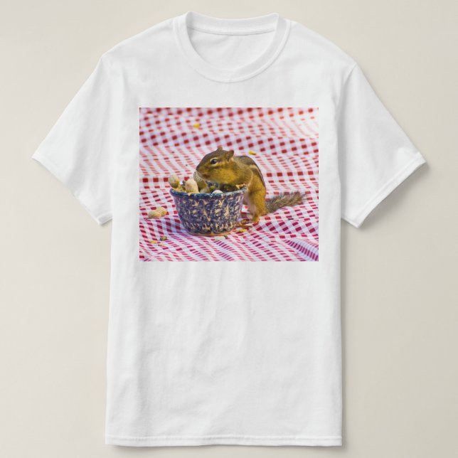 Chipmunk Picnic Tee Shirt (Design framsida)