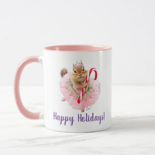 Chipmunk Plum Fairy Mugg