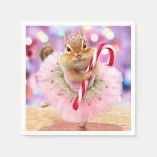 Chipmunk Plum Fairy Pappersservett