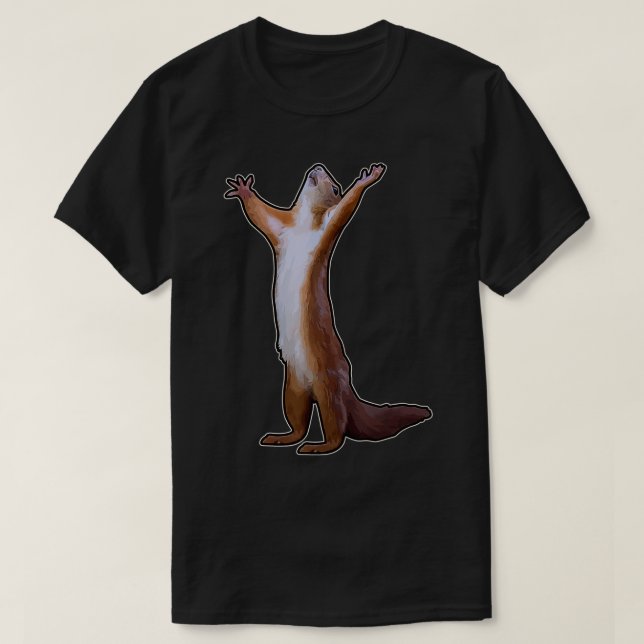 chipmunk rodent squirrel forest animals squirrel  t shirt (Design framsida)
