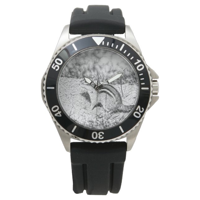 Chipmunk Sketch Armbandsur (Framsida)