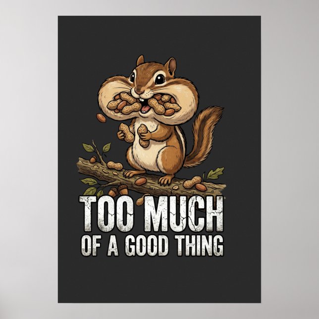 Chipmunk Snack Attack Poster (Framsidan)