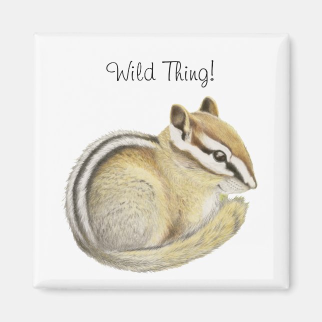 Chipmunk T-Shirt Magnet (Framsidan)