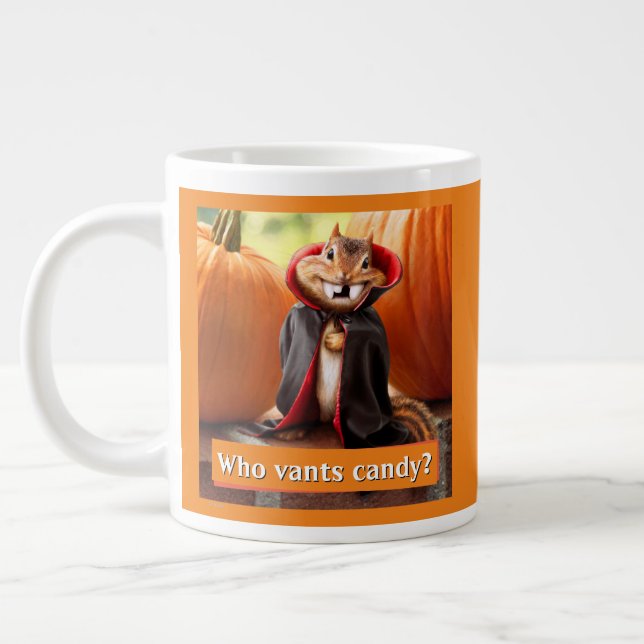Chipmunk Vampire Jumbo Mugg (Vänster)