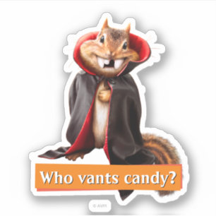 Chipmunk Vampire Klistermärken