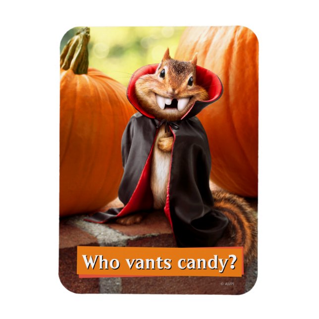 Chipmunk Vampire Magnet (Vertikal)