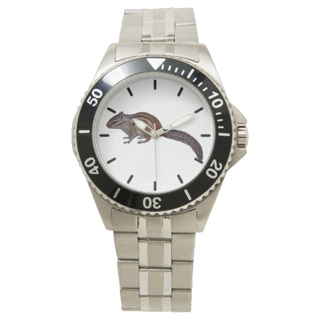 Chipmunk Watch (Välj Färg) Armbandsur (Framsida)