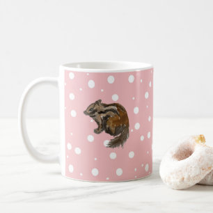 Chipmunk Wilderness-julmålning Kaffemugg