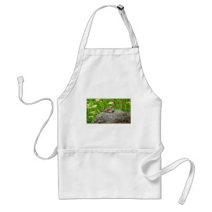 Chipmunkar och vilda blommor förkläde