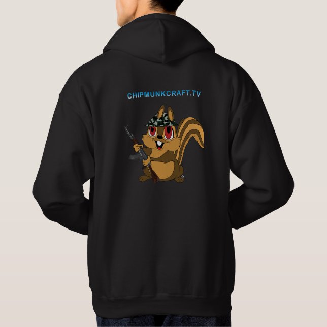 ChipmunkCraft Hooded tröja v2 Munkjacka (Baksida)