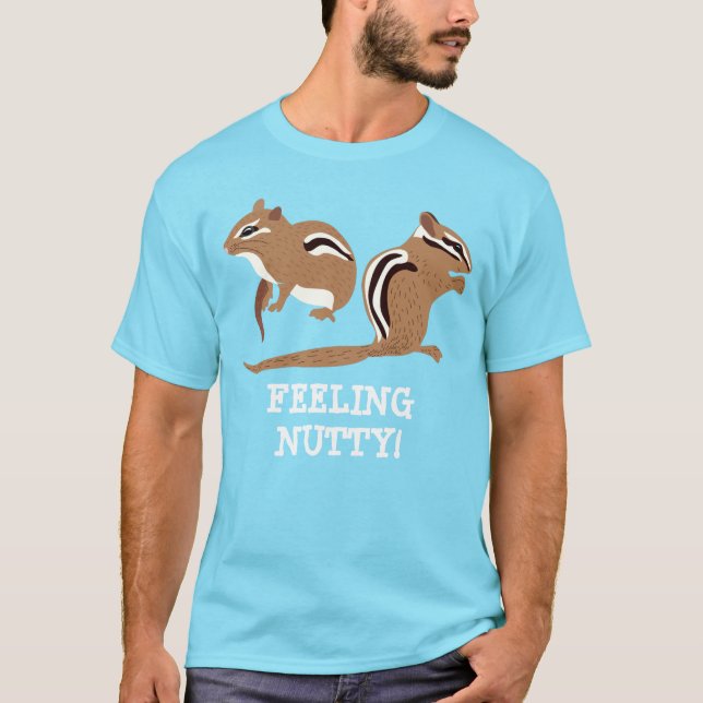 Chipmunks Anpassningsbar Message Graphic T-Shirt (Framsida)