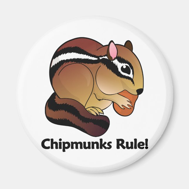 Chipmunks regel! magnet (Framsidan)