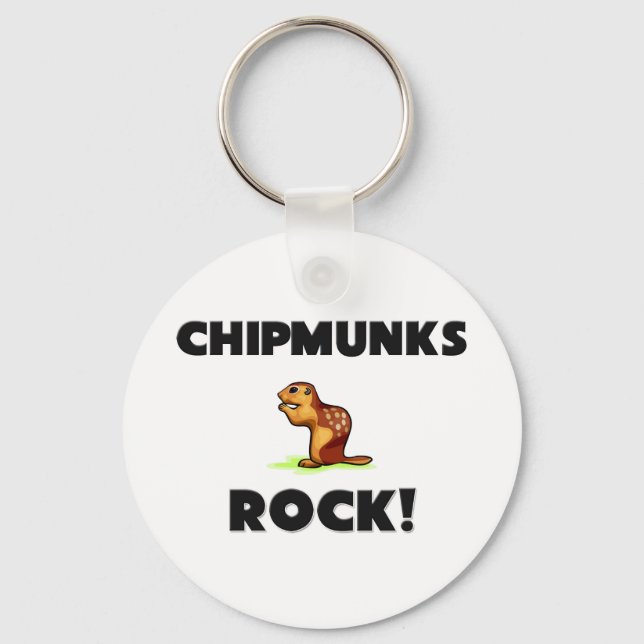 Chipmunks Sten Nyckelring (Framsida)