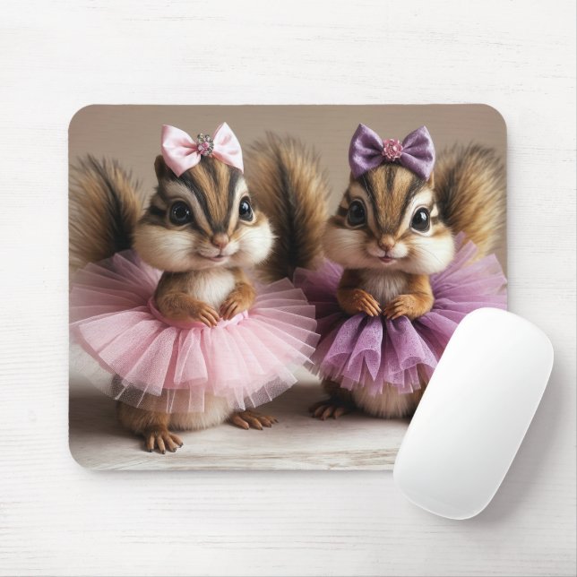 Chipmunks Wearing Tutus Musmatta (Med mus)
