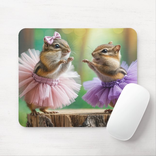 Chipmunks Wearing Tutus Musmatta (Med mus)