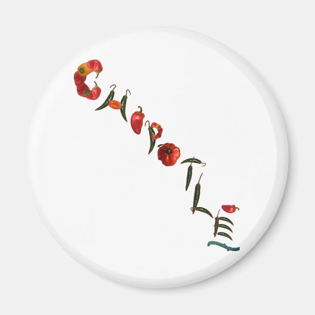 Chipotle Chili Peppers Magnet (Framsidan)