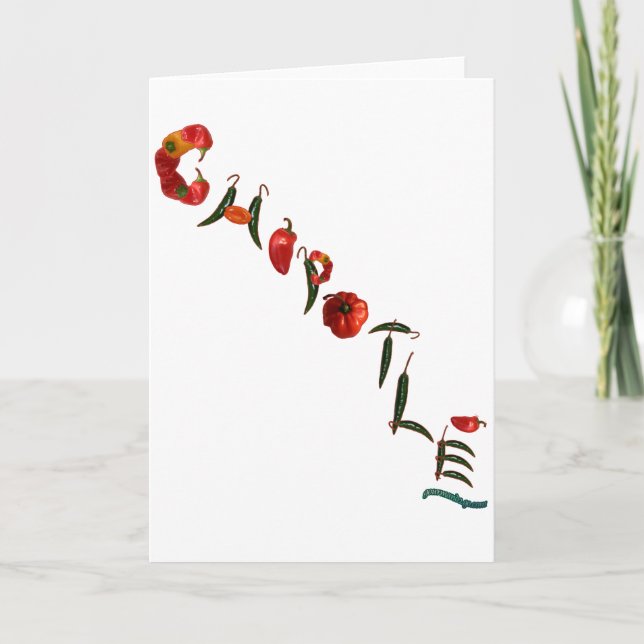 Chipotle Chilipeppar Kort (Framsida)