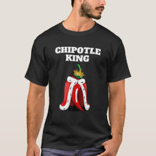 Chipotle Kung   Manar Chipotle Älskare   Mexikansk T Shirt