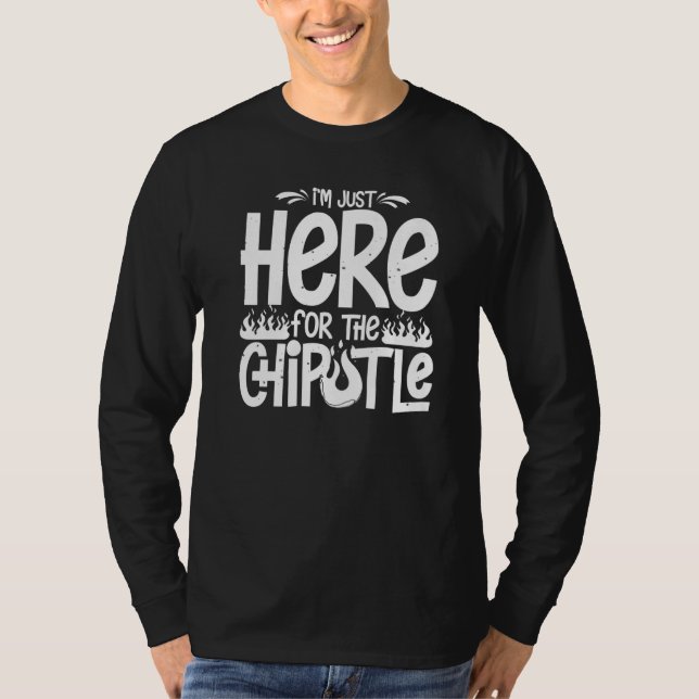 Chipotle Peppers Sauce Chili Salsa Powder Queso Fo T Shirt (Framsida)