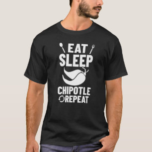 Chipotle Peppers Sauce Chili Salsa Powder Queso Fo T Shirt