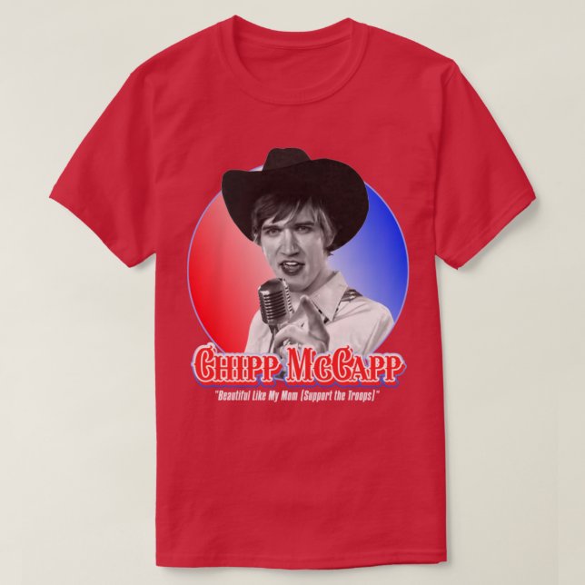 Chipp McCapp Parks and Rec Fan Art T Shirt (Design framsida)