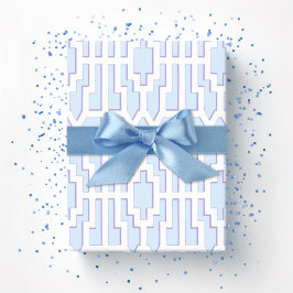 Chippendale Fret i Blått och Lila Presentpapper