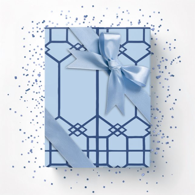 Chippendale Oktagonstakstolpe i djup skiffer Presentpapper (Skapare uppladdad)