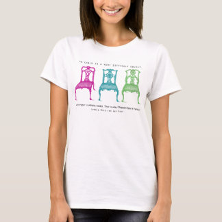 Chippendale- stolar t-shirt