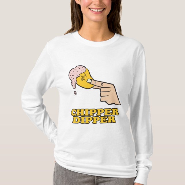 Chipper dipper chip dip tee (Framsida)