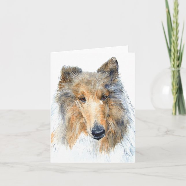 Chipper the Collie Notecard Kort (Framsida)