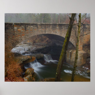 Chippewa Bäck Falls i Cleveland Metro Parker Poster