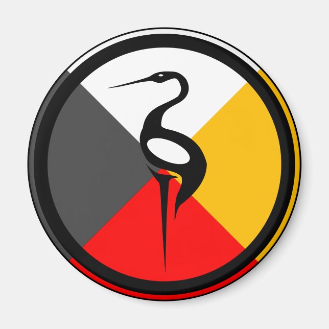 Chippewa Dodem Ajijaak Magnet (Framsidan)