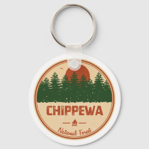 Chippewa National Forest Nyckelring