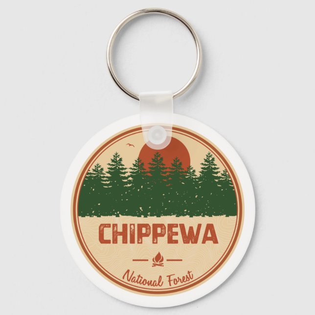 Chippewa National Forest Nyckelring (Framsida)