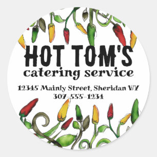 Chippie doodle hett chili paprika märkre etikett.. runt klistermärke