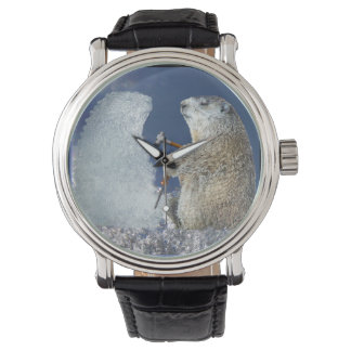 Chipping Away på Groundhog Day Armbandsur