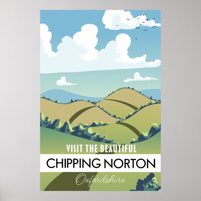 Chipping Norton Oxfordshire Poster (Framsidan)