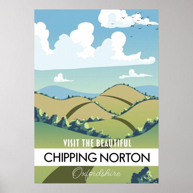 Chipping Norton Oxfordshire Poster (Framsidan)