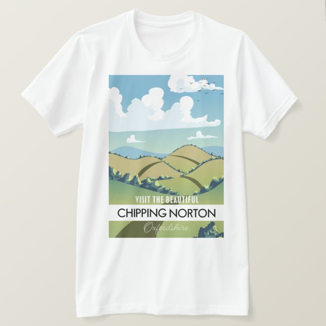 Chipping Norton Oxfordshire T Shirt (Design framsida)