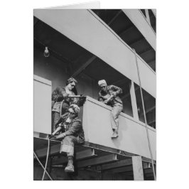 Chipping Slag av en Frakt Hälsningskort