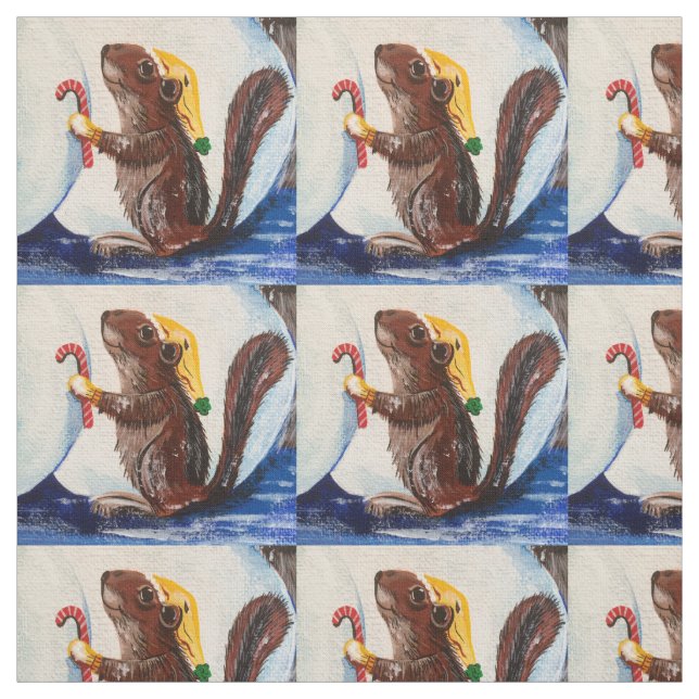 Chippy i Snögubbe Maker Tyg (Provkarta)