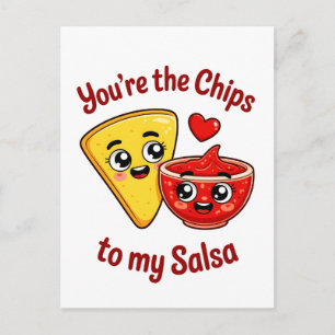 Chips och Salsa Vykort