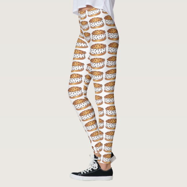 Chipwich Chocolate Chip Cookie Ice Cream Sandwich Leggings (Vänster)