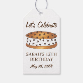 Chipwich Chocolate Chip Cookie Ice Cream Sandwich Presentetikett