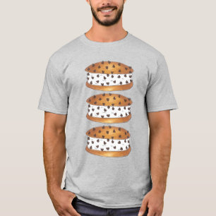 Chipwich Chocolate Chip Cookie Ice Cream Sandwich T-shirt
