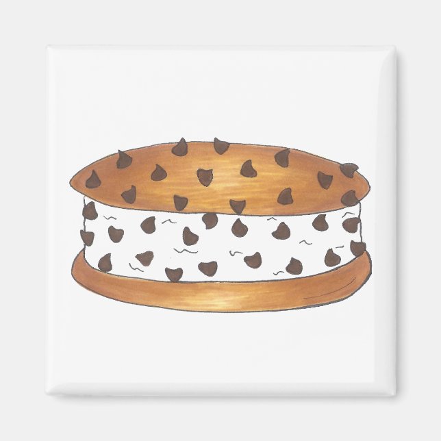 Chipwich Chocolate Chip Ice Cream Sandwich Magnet (Framsidan)