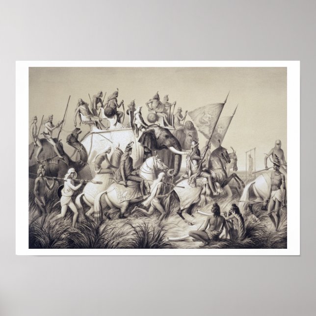 Chir Singh, Maharaja på sikherna med Kung av Poster (Framsidan)