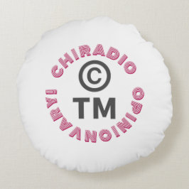 CHIRadio LLC glass hat Rund Kudde